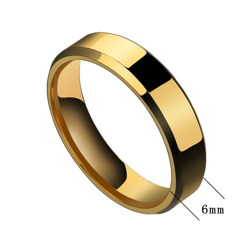 Niche Rings For Men And Women Stainless Steel Couple Rings El Pazar