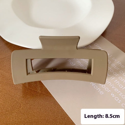 Women's Simple And Versatile Solid Color Grip Clip El Pazar