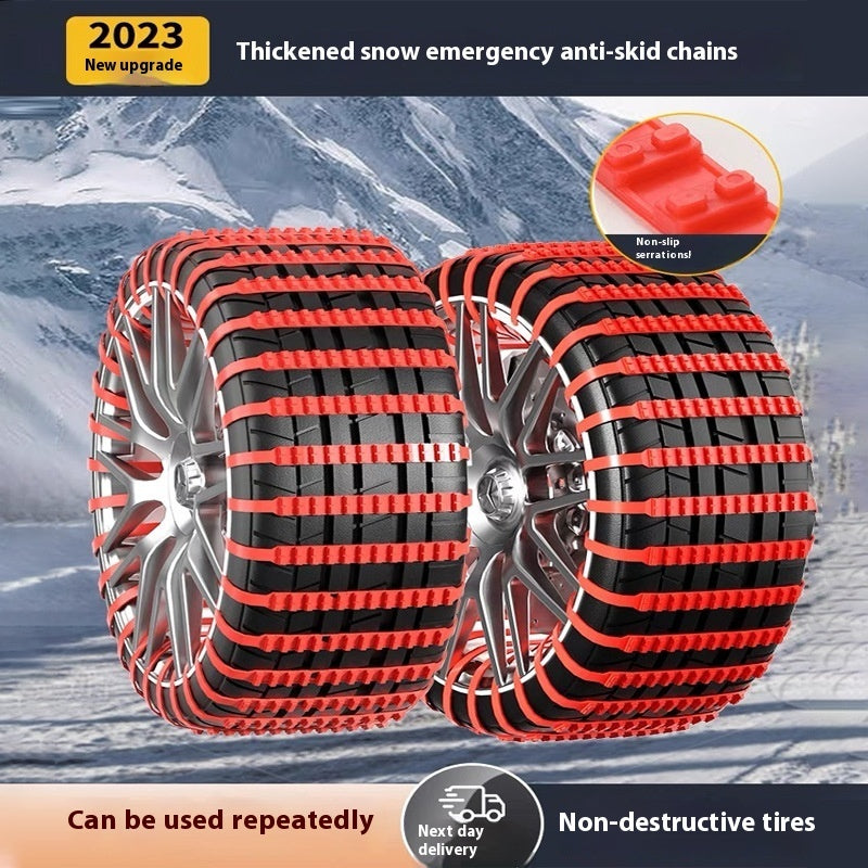 Emergency Plastic Nonskid Chain Universal Car Tire Non-slip Band El Pazar