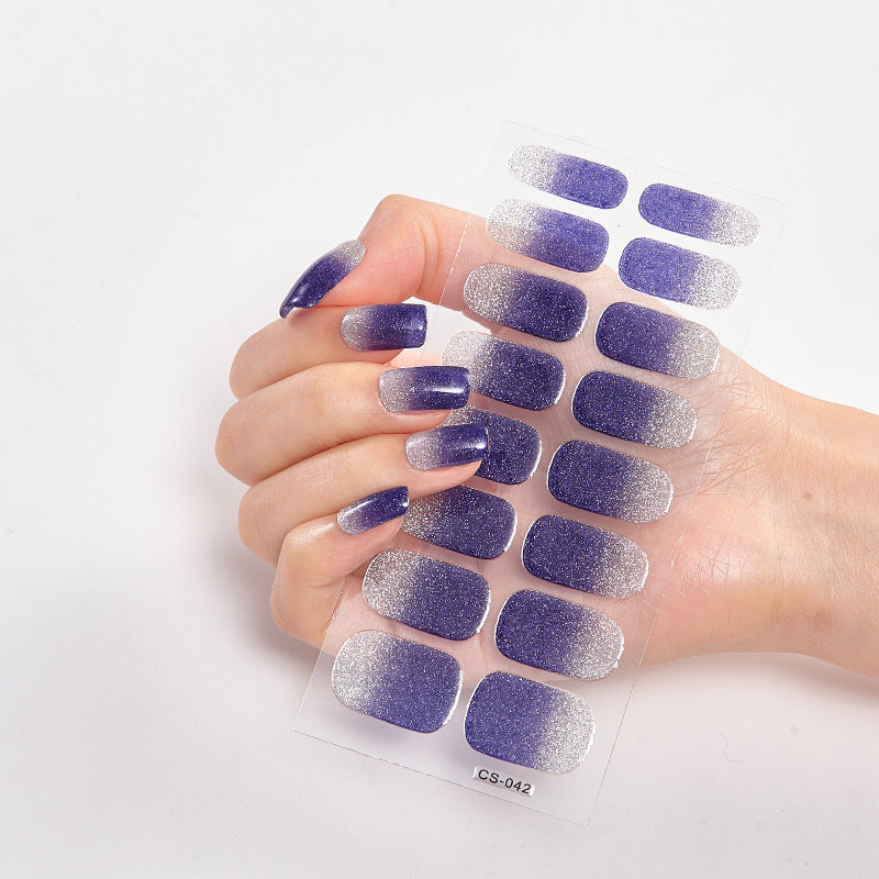 Amazon Sources 16 Small Stickers Gradient Onion Powder Nail Stickers El Pazar