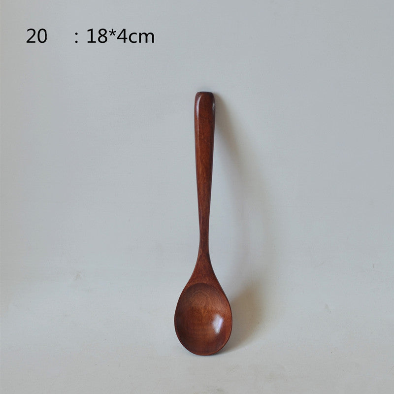 Small Customized Lettering Japanese Children Wooden Soup Spoon El Pazar