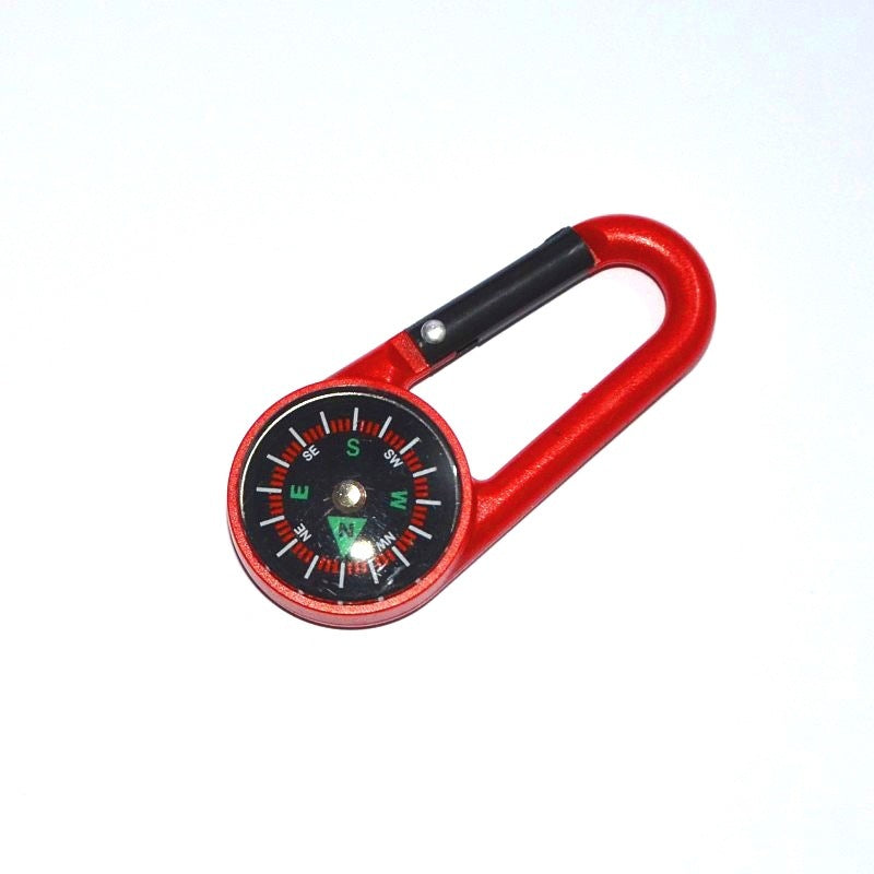 Outdoor Plastic Climbing Button Carabiner Compass El Pazar