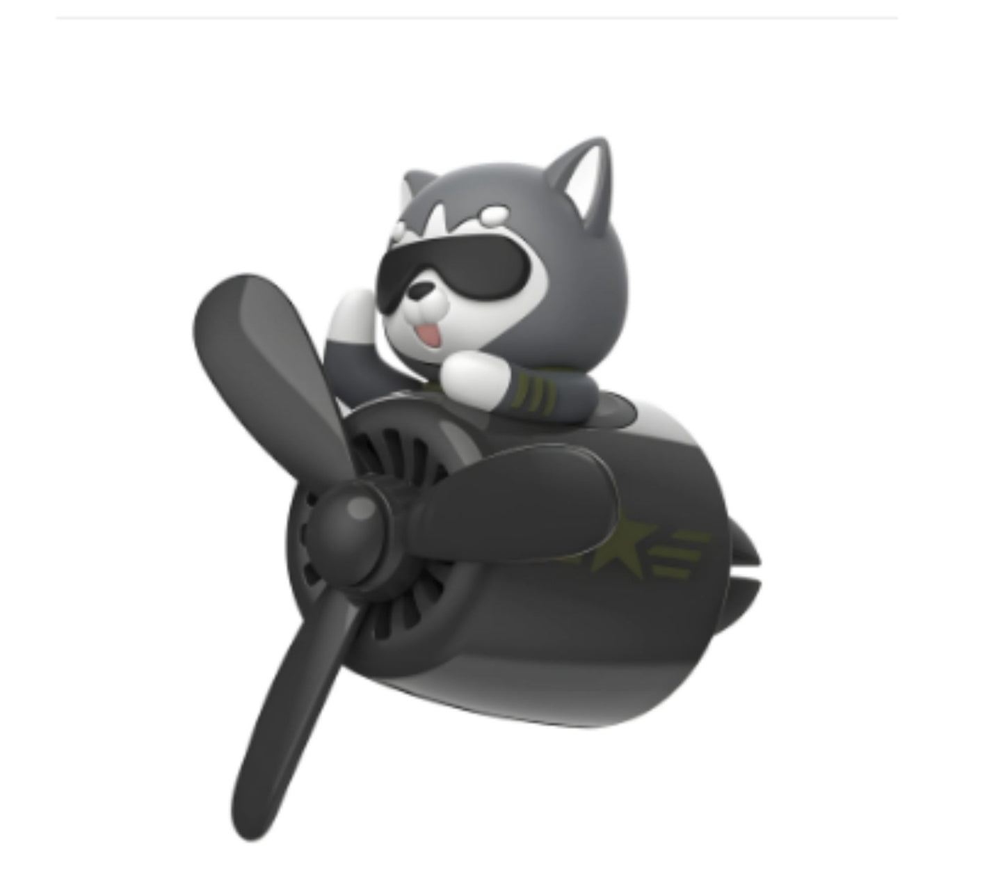 Cartoon Cute Creative Little Black Bear Car Air Outlet Aromatherapy El Pazar