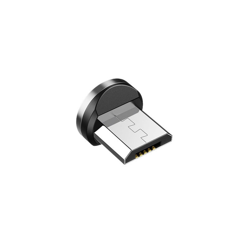 Data Cable 540 Degree Blind Suction Round Magnetic Charging Cable Three-in-one Bent Magnetic Cable El Pazar