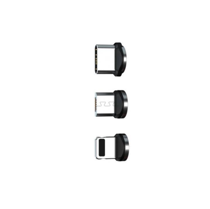 Data Cable 540 Degree Blind Suction Round Magnetic Charging Cable Three-in-one Bent Magnetic Cable El Pazar