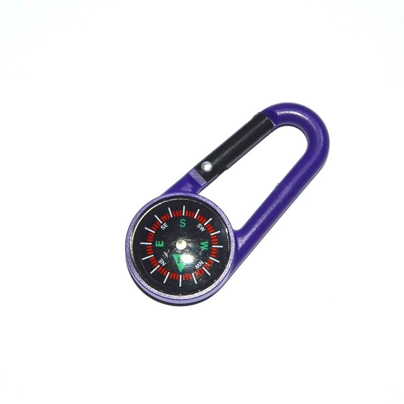 Outdoor Plastic Climbing Button Carabiner Compass El Pazar