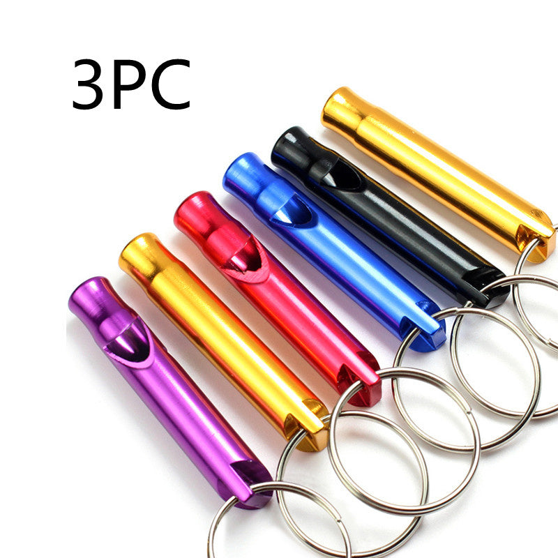 Outdoor Survival Whistle High Frequency Whistle Travel Aluminum Keychain Whistle El Pazar