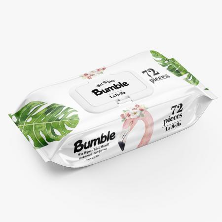 Bumble Wet Wipes 72 Pcs (LA BELLA) X12