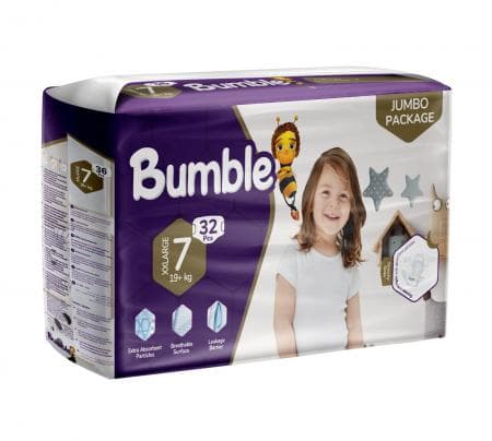 Bumble Diapers Jumbo Pack No 7 32 pcs