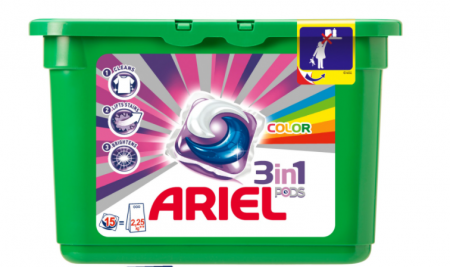 Ariel Capsul Bright Color  15 pc