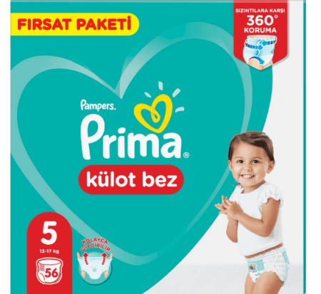 Prima Panty Diaper Opportunity Package No 5 56 pcs
