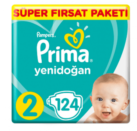 Prima Super Deal Diapers No 2 124 pcs