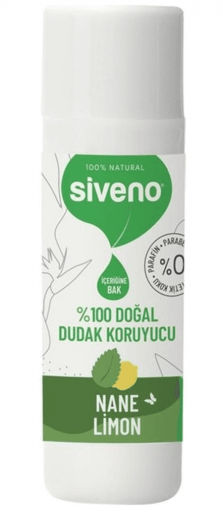 Siveno Natural Lip Protector with Mint Lemon Flavor 6 Gr