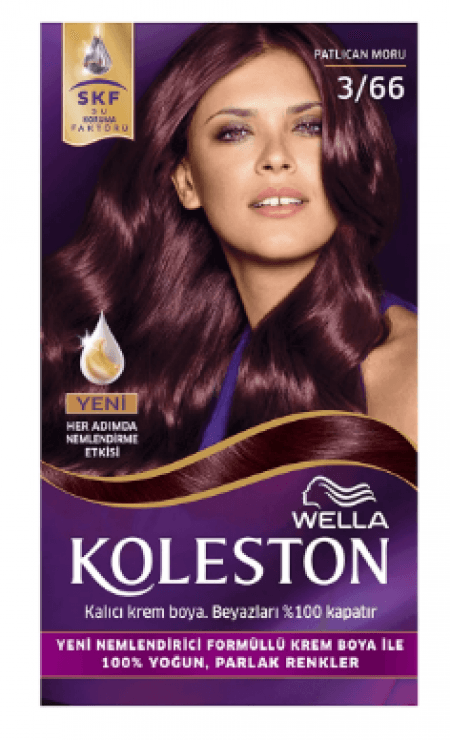 Wella Koleston Hair Dye No 3.66 Eggplant Purple 1 pcs
