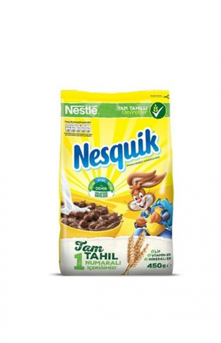 Nestle Nesquik Cocoa Wheat And Corn Flakes 450 gr