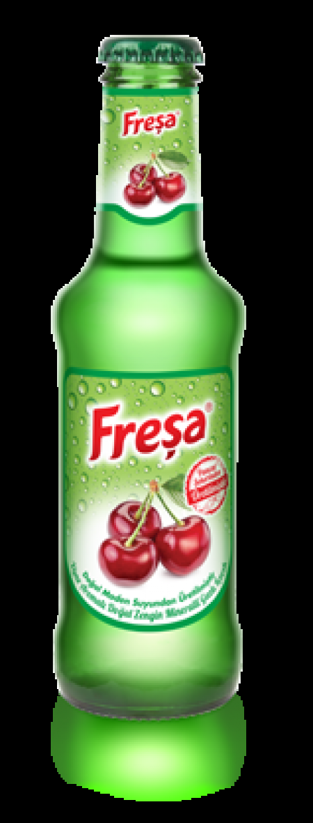 Freşa Sour Cherry Flavored Natural Rich Mineral Carbonated Drink 200 ml