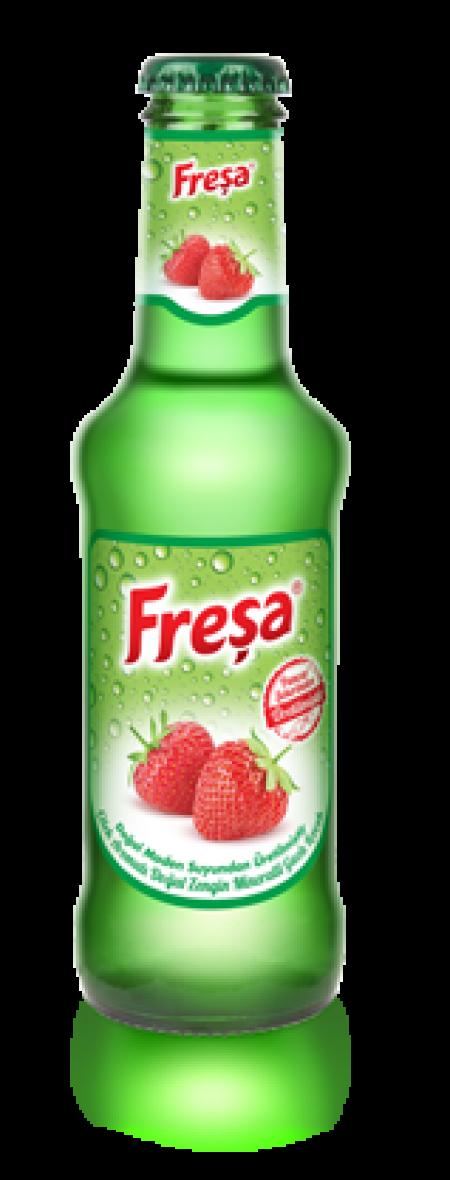 Freşa Strawberry Flavored Natural Mineral Rich Carbonated Drink 200 ml
