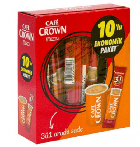 Ülker Cafe Crown 3in1 Plain 175 gr