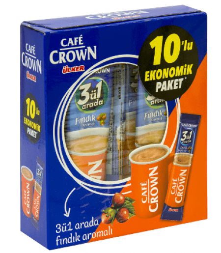 Ülker Cafe Crown with Hazelnut (3 in 1) 18 gr