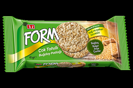 ETİ Form Multigrain Puffed Wheat 41 gr ETİ Form Multigrain Puffed Wheat 41 gr