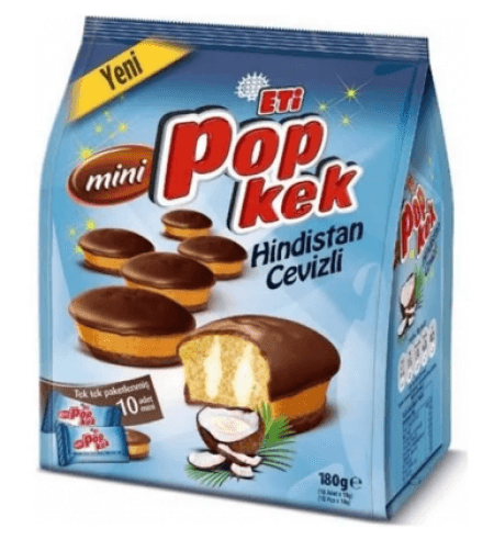 Eti Mini PopKek with Coconut  180 gr