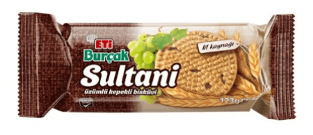 Eti Sultani Grape Whole Whole Biscuits  123 gr