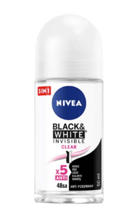 Nivea Deodorant B&W Clear Roll On  50 ml