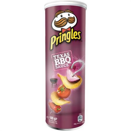 Pringles Potato Chips Texas Barbecue  165 gr