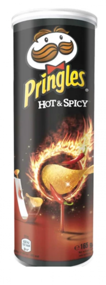 Pringles Potato Chips Hot Spicy   165 gr