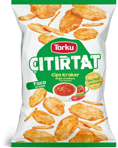Torku Çıtırtat Taco Flavored Chips Crackers 60 gr