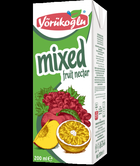 Yörükoğlu Fruit Juice Mixed Fruit Nectar  200 ml