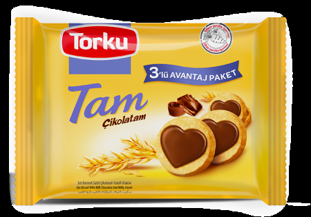 Torku Oatmeal-Chocolate Biscuit Cream  3X83 gr