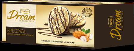 Torku Dream Special Chocolate Coated Biscuit With Almond 40 gr