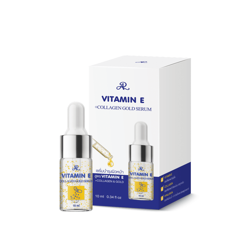 AR VITAMIN E + COLLAGEN GOLD SERUM