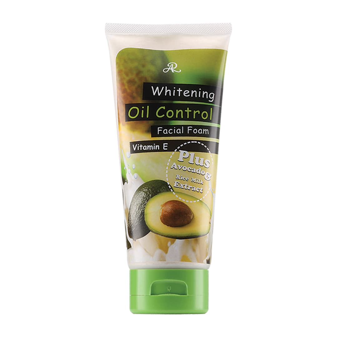 AR Whitening and Oil Control Foam Plus Avocado & Rice Milk