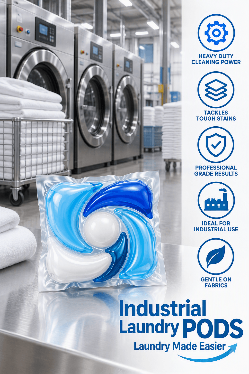 Industrial Laundry Washing Pods