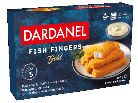 Dardanel Fish Fingers Gold (Haddock Fillet) 250 gr
