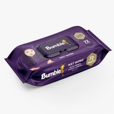Bumble Wet Wipes 72 Pcs (BABY) X12