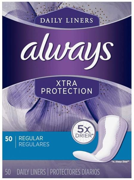 Always Xtra Protection Daily Liners 50 pc Always Xtra Protection Daily Liners 50 pc