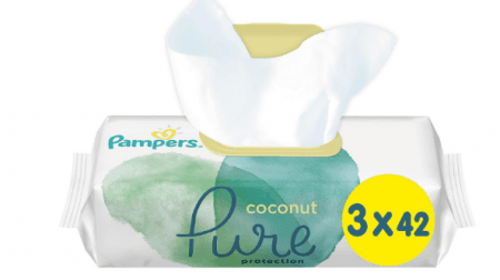 Prima Pure Wet Wipes Coconut 42 pcs Prima Pure Wet Wipes Coconut 42 pcs