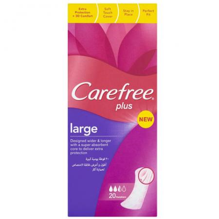 Carefree Plus Large Daily Pad 20 pc Carefree Plus Large Daily Pad 20 pc