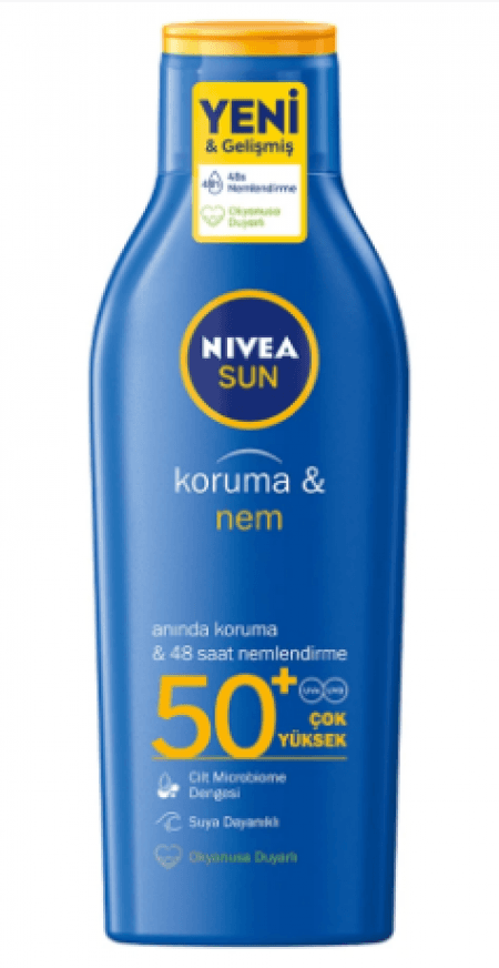 Nivea Sun Moisturizing Sun Milk 50+ 200 ml Nivea Sun Moisturizing Sun Milk 50+ 200 ml
