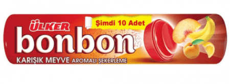 Ülker Bonbon Mixed Fruit Flavored Candy 36 gr Ülker Bonbon Mixed Fruit Flavored Candy 36 gr
