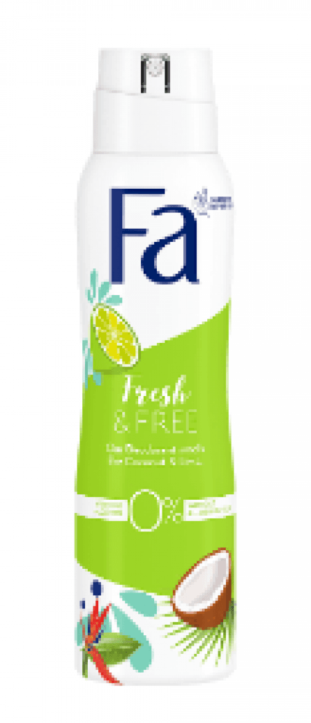 Fa Deosprey Freshfree Lime&Coconut 150 ml Fa Deosprey Freshfree Lime&Coconut 150 ml