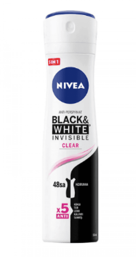 Nivea Deodorant B&W Clear Spray 150 ml Nivea Deodorant B&W Clear Spray 150 ml