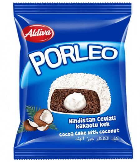 Aldiva Porleo Coconut Cocoa Cake 35 Gr Aldiva Porleo Coconut Cocoa Cake 35 Gr