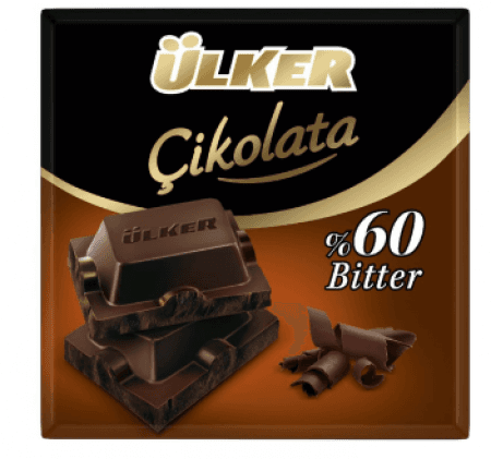 Ülker Dark Chocolate Square 60 gr Ülker Dark Chocolate Square 60 gr