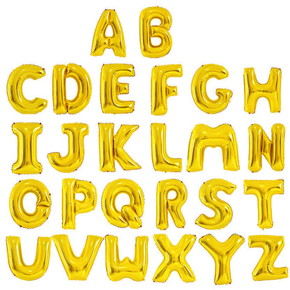 English Letter Aluminum Balloon Birthday Party Wedding Celebration Decoration El Pazar