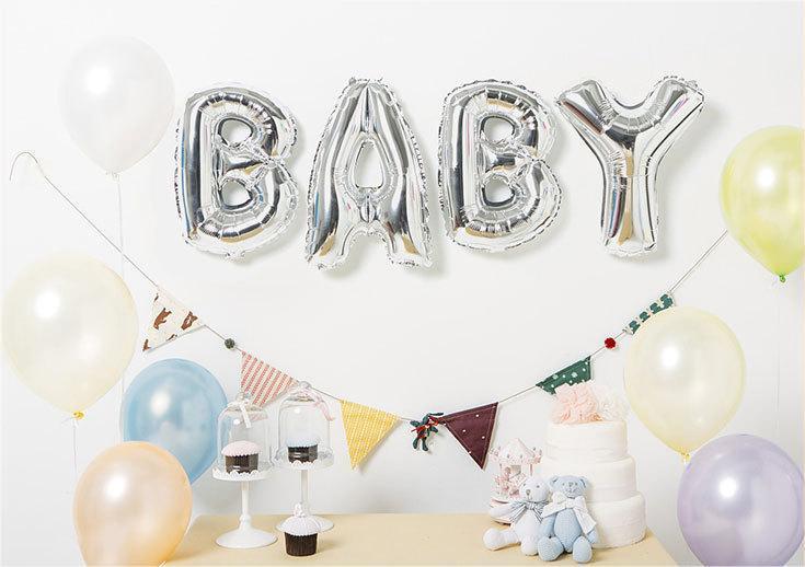 English Letter Aluminum Balloon Birthday Party Wedding Celebration Decoration El Pazar