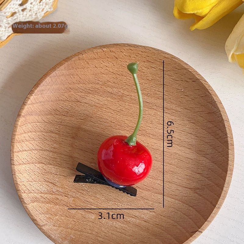 Simulation Cartoon Fruit Barrettes El Pazar